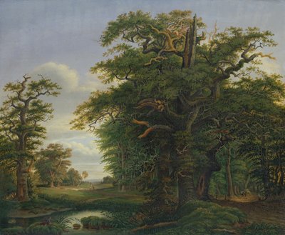 Drewno dębowe, 1847 autorstwa David Christopher Mettlerkamp