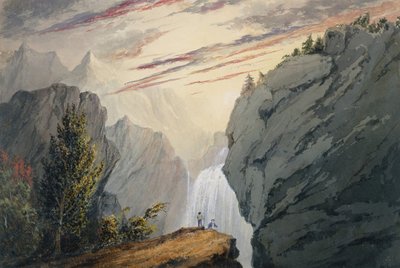 Nad Wodospadem ok. godz. 1850. autorstwa David Claypoole Johnston