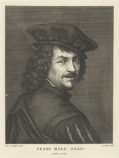 Portret malarza Fransa Hals autorstwa David Coster