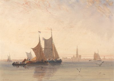 Antwerpia, rano autorstwa David Cox