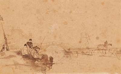 Bringing in the Catch (tusz i pranie) autorstwa David Cox