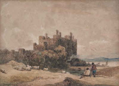 Zamek Conway [3] autorstwa David Cox