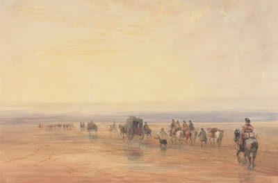 Przejście przez Lancaster Sands autorstwa David Cox
