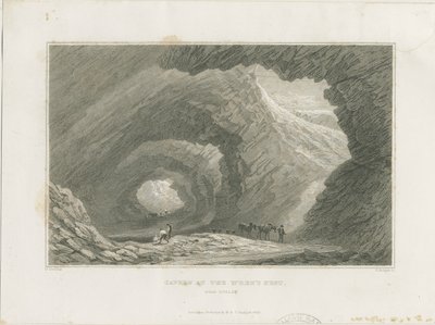 Dudley - Jaskinia w Gnieździe Strzyżym: staloryt, bd [ok. 1829] autorstwa David Cox