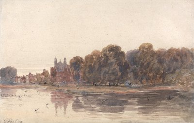 Eton od strony Tamizy autorstwa David Cox