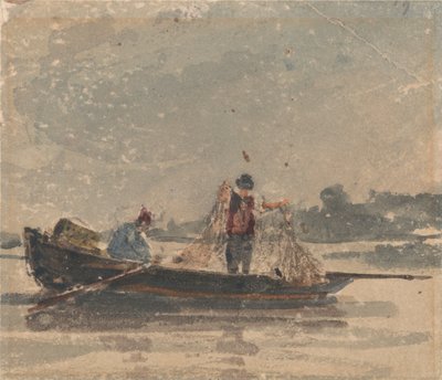 Rybacy rysujący sieć autorstwa David Cox