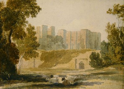 Zamek Kenilworth (akwarela na papierze) autorstwa David Cox