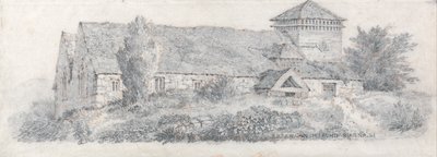 Kościół Llanfair, Północna Walia za Traktat o malarstwie pejzażowym i efektach w akwareli autorstwa David Cox