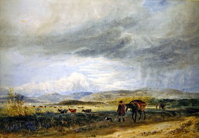 Łlugwy Łąki (akwarela na papierze) autorstwa David Cox