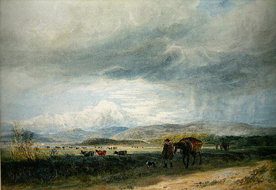 Łąki Ludwea (akwarela na papierze) autorstwa David Cox