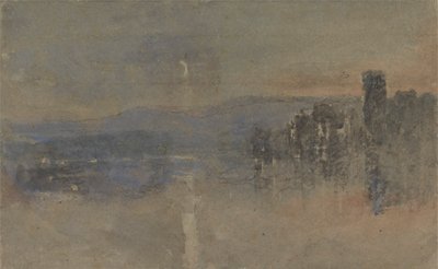Krajobraz księżycowy autorstwa David Cox