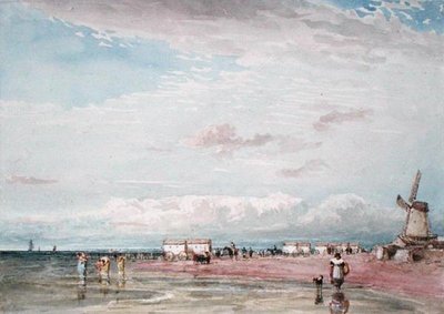 North Shore, Liverpool (akwarela na papierze) autorstwa David Cox