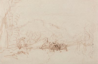 Scena rzeczna autorstwa David Cox