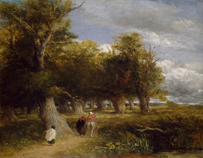 Spódnice Lasu, 1855 autorstwa David Cox