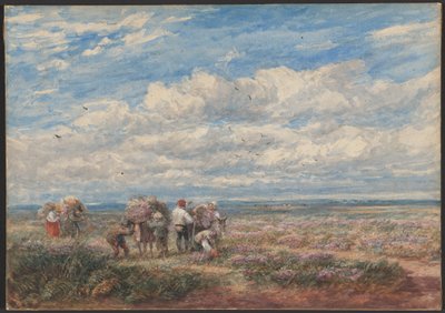 Zbieracze wrzosu lub janowca autorstwa David Cox