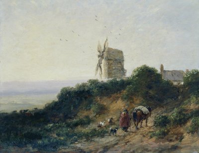 Droga do młyna autorstwa David Cox