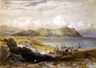 Widok na port (akwarela na papierze) autorstwa David Cox