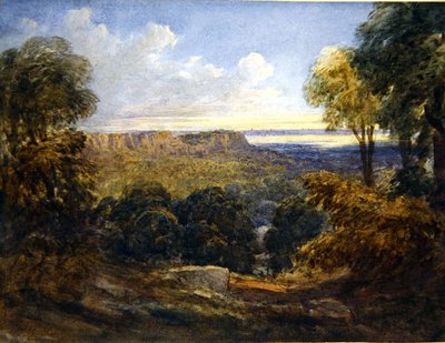 Widok na kanał Bristolski, ok.1828 (akwarela na papierze) autorstwa David Cox
