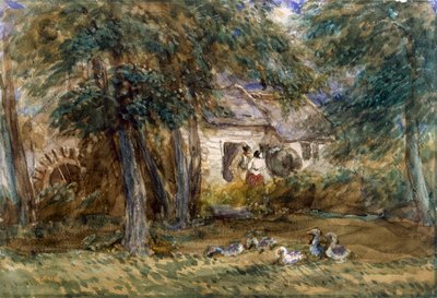 Młyn wodny autorstwa David Cox