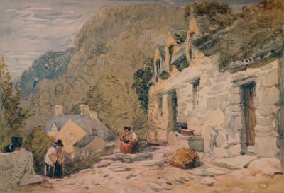 Domek Black Jacks, Bettws-y-Coed, 1846 autorstwa David Cox the elder