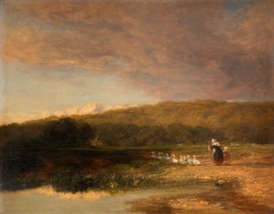 Wieczór 1851-1853. autorstwa David Cox the elder