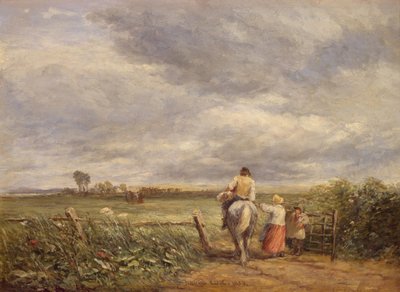 Jadąc do Hayfield, 1853. autorstwa David Cox the elder