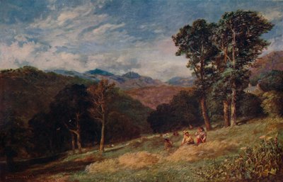 Sianokosy w pobliżu Conway, ok. 1852 r. autorstwa David Cox the elder