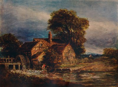 Koło wodne, c1839 autorstwa David Cox the elder