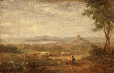 Widok w pobliżu Lancaster, c1810. autorstwa David Cox the elder