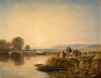 Oczekiwanie na prom - poranek 1851. autorstwa David Cox the elder