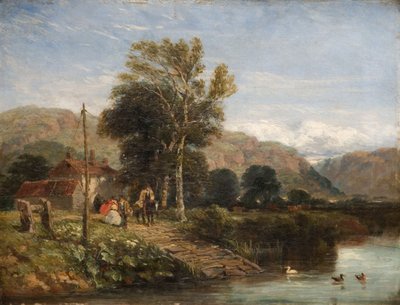 Oczekiwanie na prom, 1845. autorstwa David Cox the elder