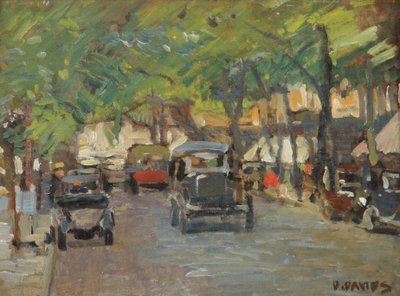 Promenada w Cheltenham autorstwa David Davies