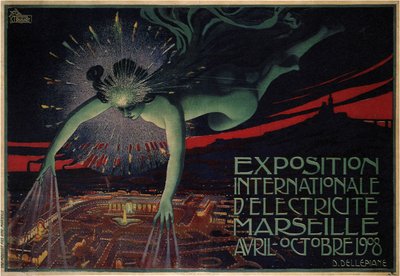 Międzynarodowa Wystawa Energii Elektrycznej, Marsylia, 1908 autorstwa David Dellepiane