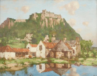 Pod murami zamku Stirling (olej na płótnie) autorstwa David Gauld