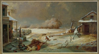 Dom w połowie drogi, 1864 autorstwa David Gilmour Blythe