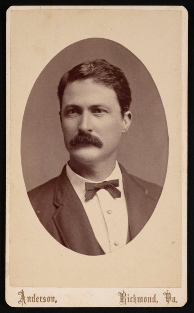 Portret Jerzego Waszyngtona Custisa Lee 1832-1913, 1876. autorstwa David H. Anderson