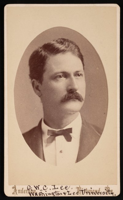 Portret Jerzego Waszyngtona Custisa Lee 1832-1913, 1876. autorstwa David H. Anderson