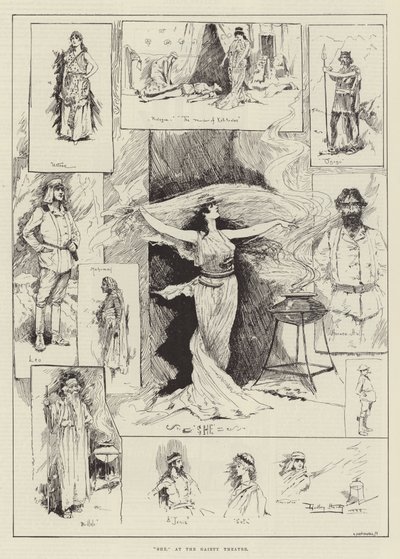 Ona w Gaiety Theatre autorstwa David Hardy