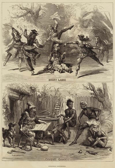 Pantomimy bożonarodzeniowe autorstwa David Henry Friston