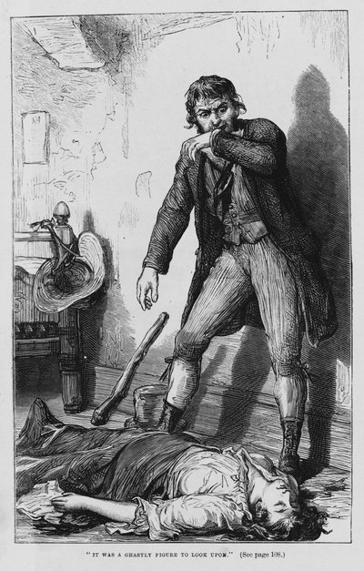 Ilustracja do Olivera Twista autorstwa Charlesa Dickensa (grafika) autorstwa David Henry Friston