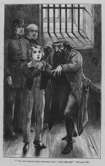 Ilustracja do Olivera Twista autorstwa Charlesa Dickensa (grafika) autorstwa David Henry Friston
