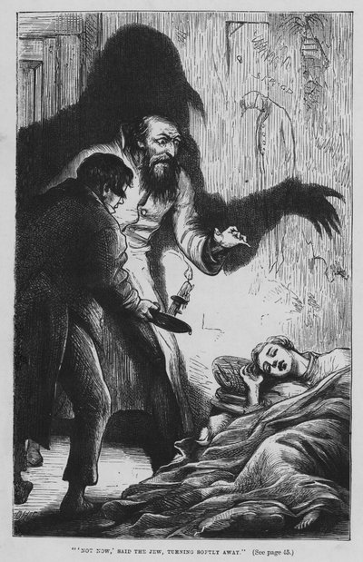 Ilustracja do Olivera Twista autorstwa Charlesa Dickensa (grafika) autorstwa David Henry Friston