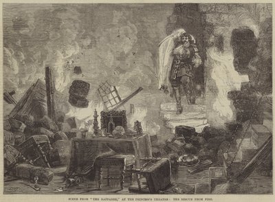 Scena z Raparee, w Teatrze Księżniczki, na ratunek przed ogniem autorstwa David Henry Friston