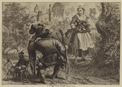 Walentynki w dawnych czasach autorstwa David Henry Friston