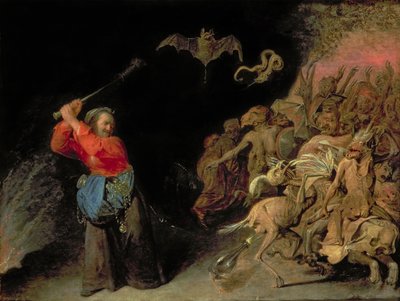 Dulle Griet (Mad Meg) najeżdża na piekło autorstwa David III Ryckaert