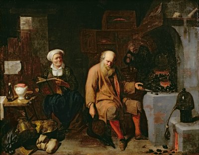 Alchemik autorstwa David III Ryckaert