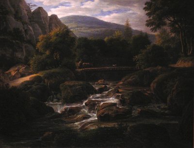 Lake George. autorstwa David Johnson
