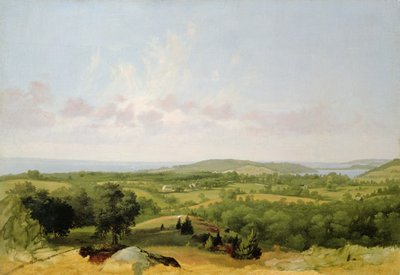 Widok na zatokę Narragansett, niedaleko Warwick, Rhode Island autorstwa David Johnson