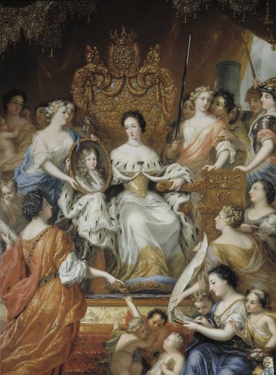 Alegoria regencji Ulryki Eleonory z Danii i Norwegii, czystej małżonki Suede Finland - Alegoria regencji Ulriki Eleonory ze Szwecji (1656-1693), autorstwa Ehrenstrahla, Davida Kloeckera (1629-1698). Olej na płótnie, koniec XVII w. .. Narodowy autorstwa David Klöcker Ehrenstrahl