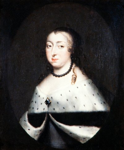 Hedvig Eleonora, królowa wdowa Szwecji, ok. 1661 (olej na płótnie) autorstwa David Klöcker Ehrenstrahl